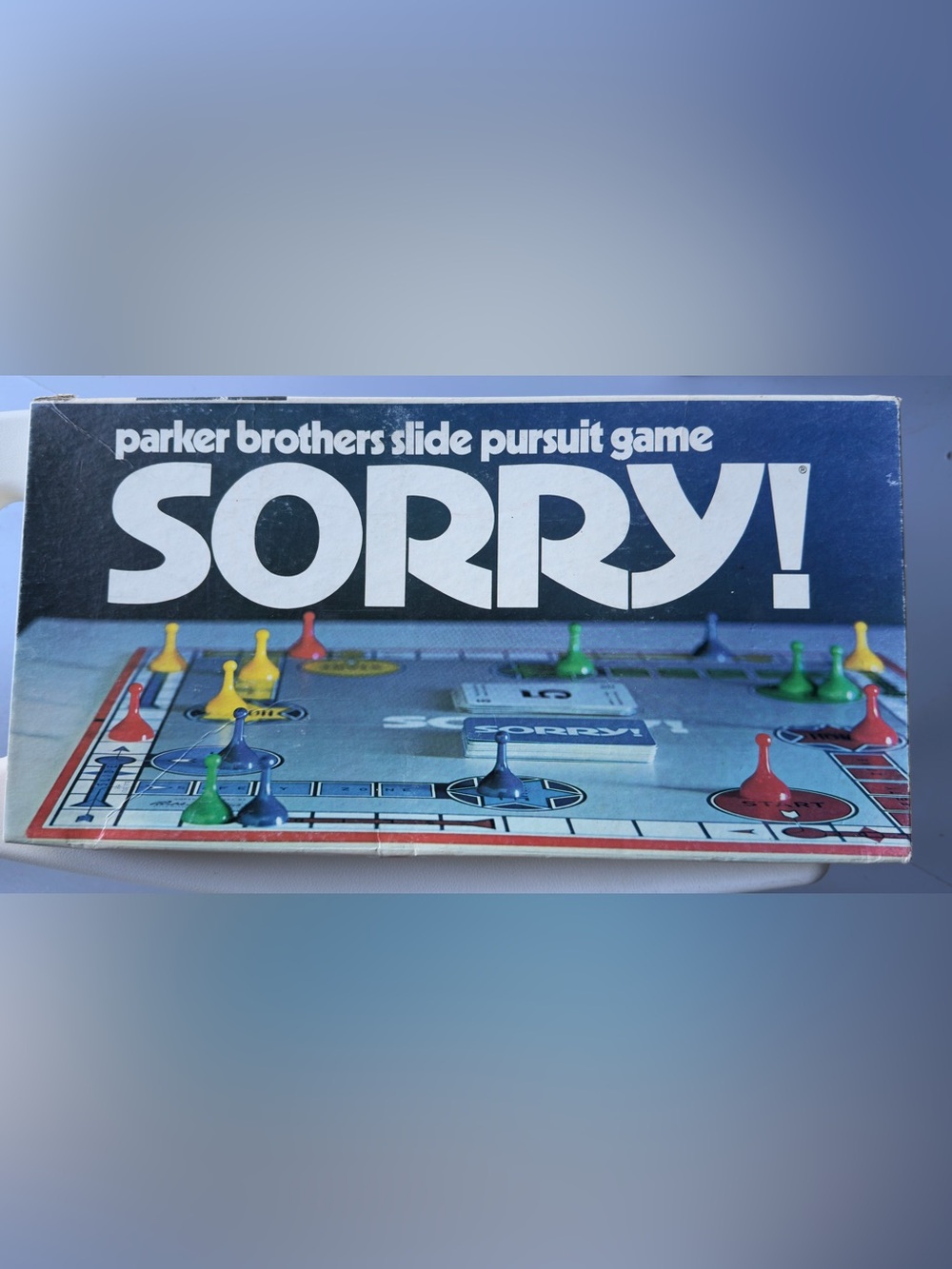 Sorry Classic Slide Pursuit Game - Blue